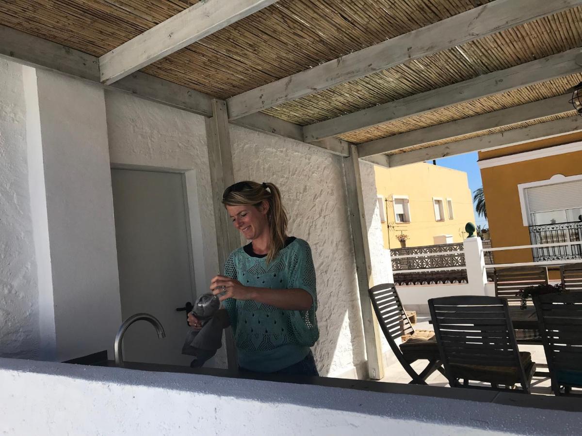 Malaga Beach House, 2 City Bikes, 2 Children'S Bikes, Wifi, Big Terrace, Bbq, Family, Childfriendly المظهر الخارجي الصورة